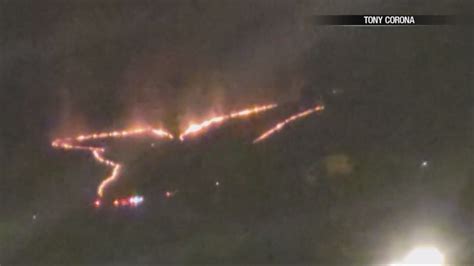 San Jose firefighters put out wildfire overnight